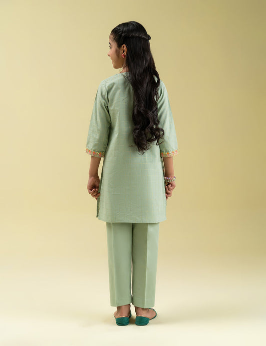 2 PIECE ETHNIC EMBROIDERED SUIT