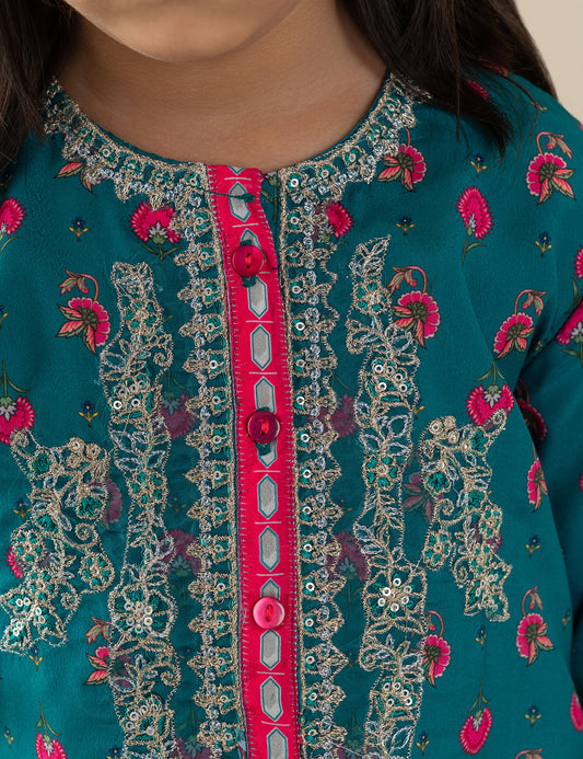 2 PIECE ETHNIC EMBROIDERED SUIT
