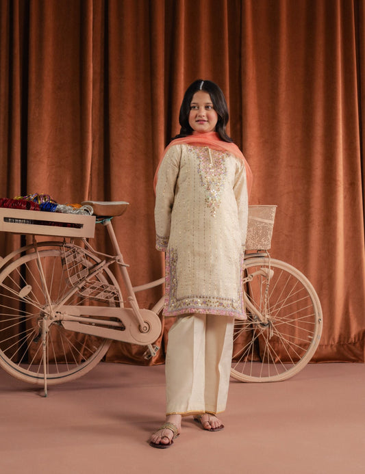 2 PIECE TILLA EMBROIDERED SUIT