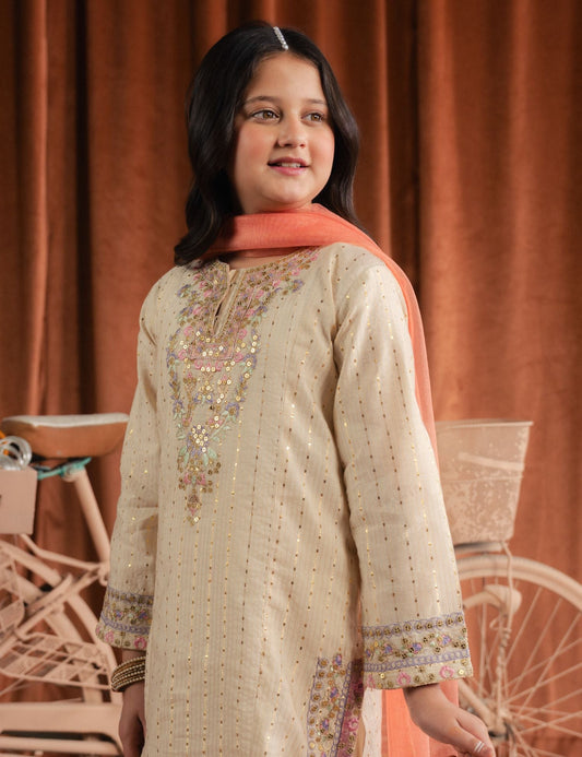 2 PIECE TILLA EMBROIDERED SUIT