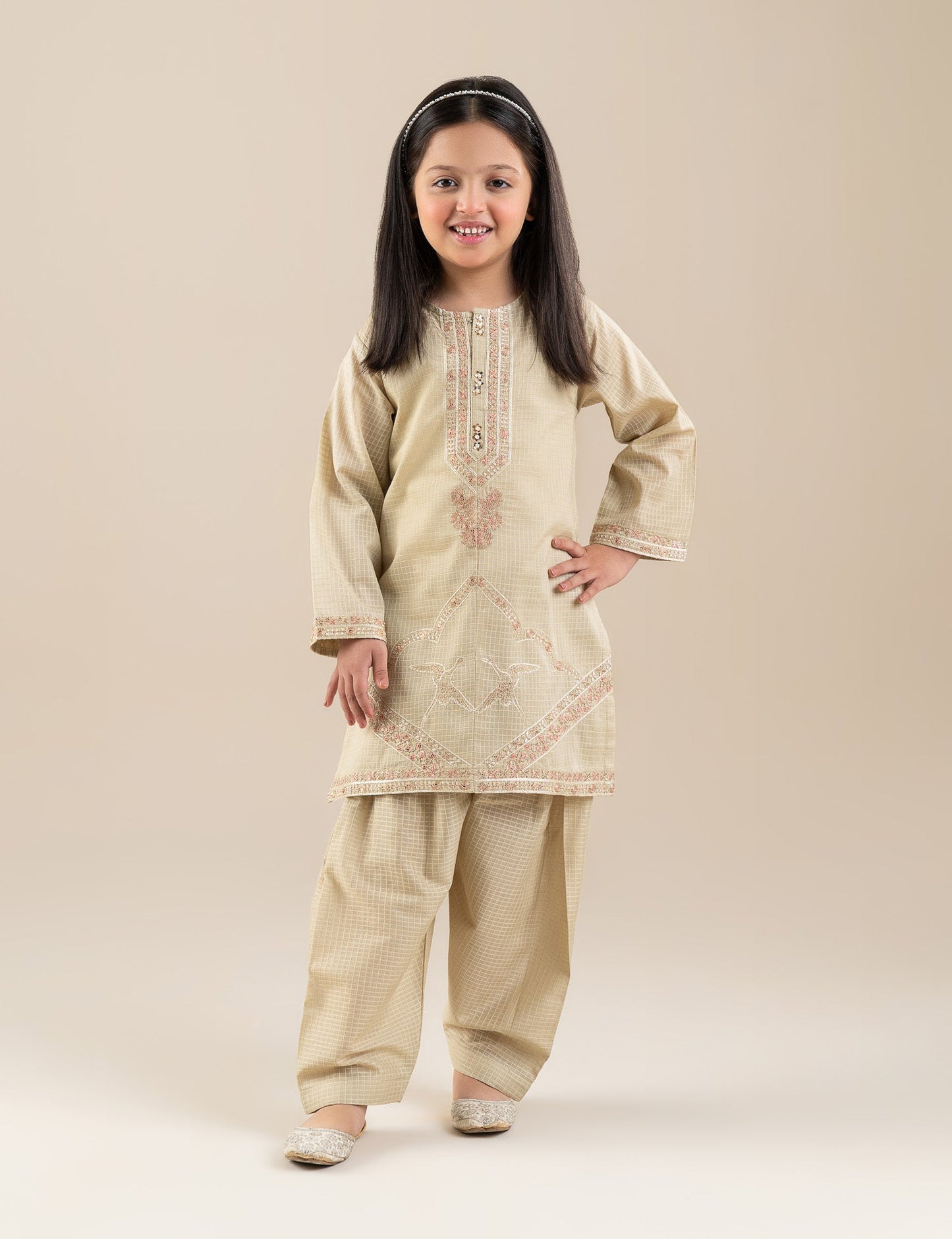 2 PIECE ETHNIC EMBROIDERED SUIT