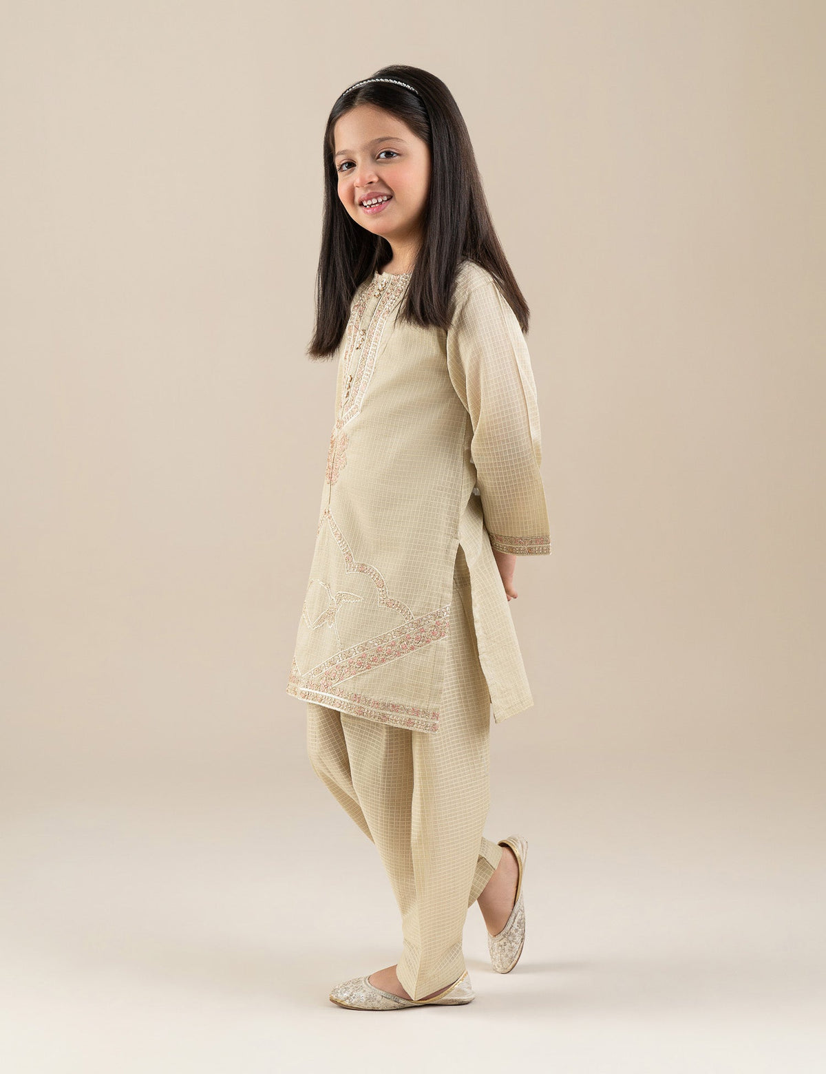2 PIECE ETHNIC EMBROIDERED SUIT