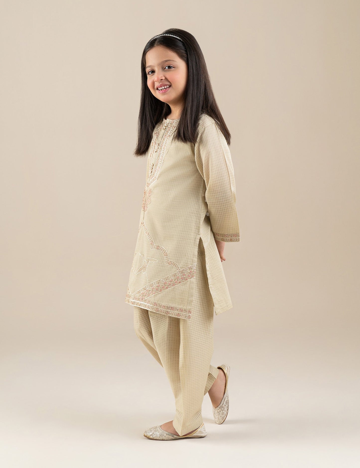 2 PIECE ETHNIC EMBROIDERED SUIT