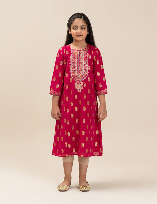 EMBROIDERED LONG DRESS