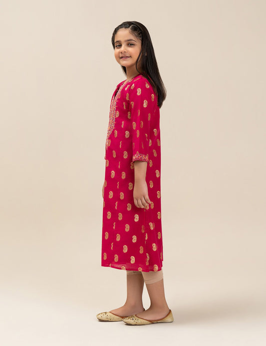 EMBROIDERED LONG DRESS