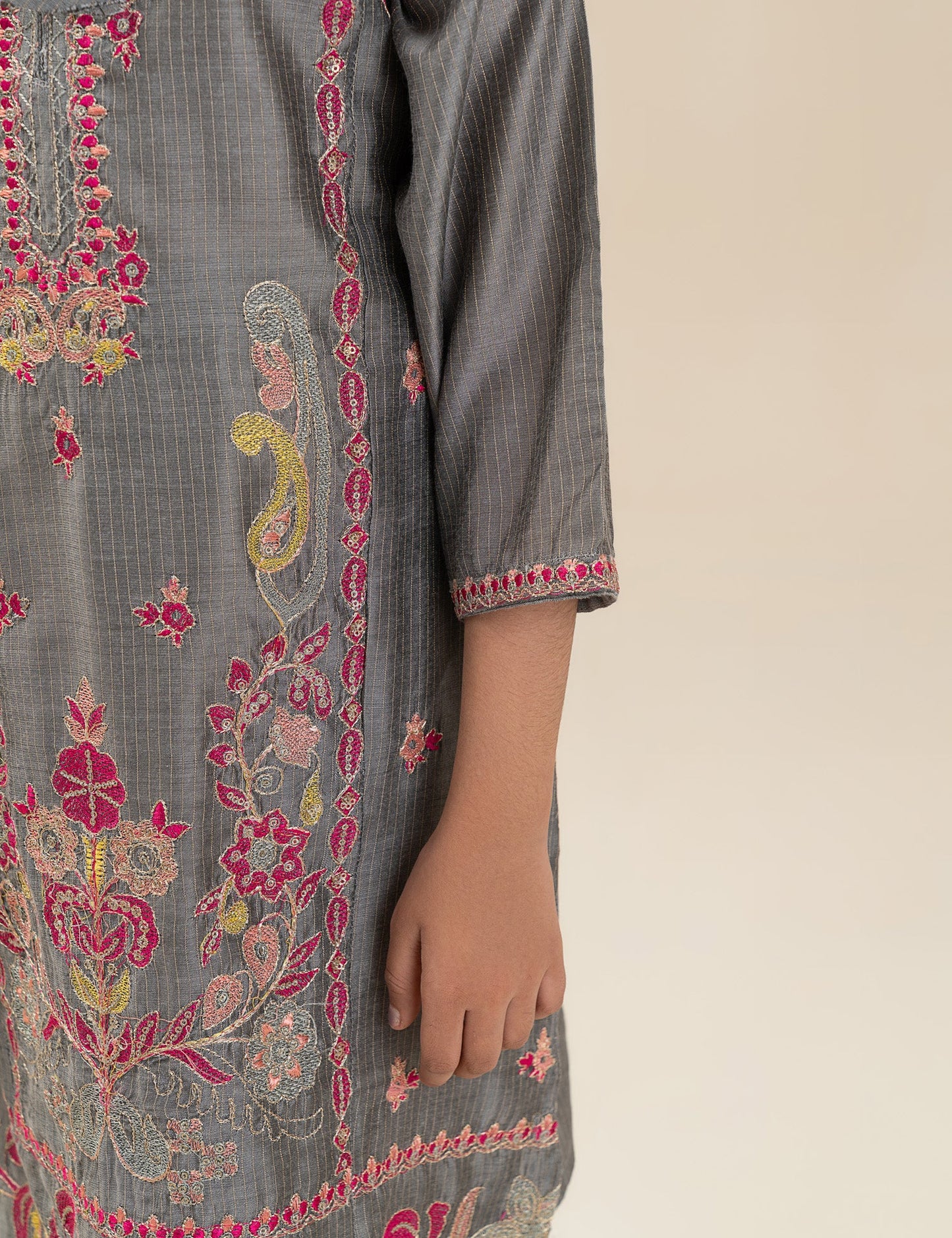 2 PIECE ETHNIC EMBROIDERED SUIT
