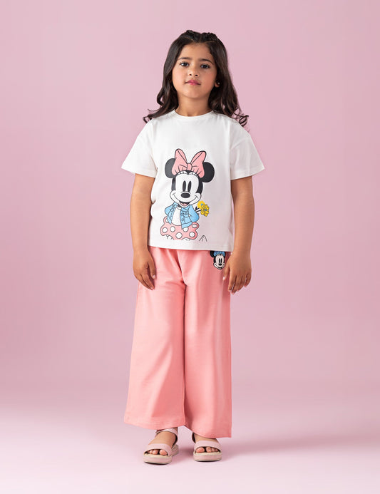 2 PIECE MINNIE MOUSE GRAPHIC SUIT