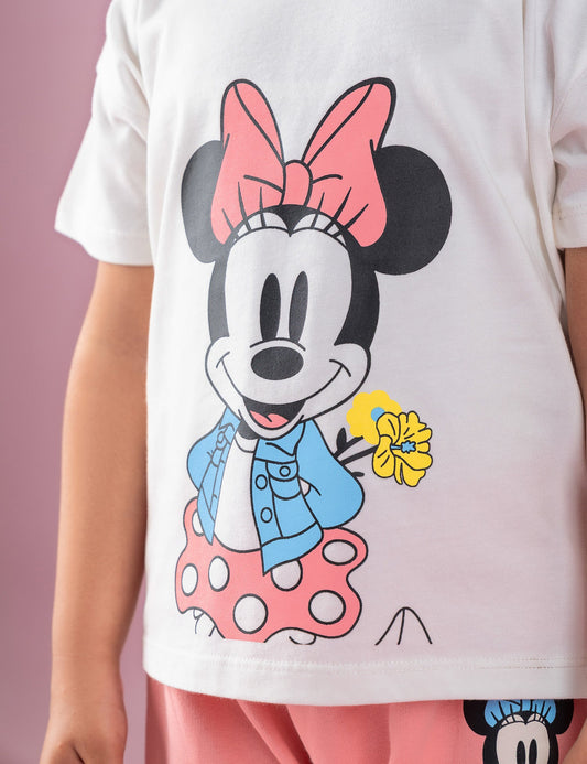 2 PIECE MINNIE MOUSE GRAPHIC SUIT