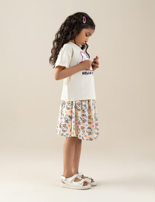 2 PIECE HELLO KITTY GRAPHIC SUIT