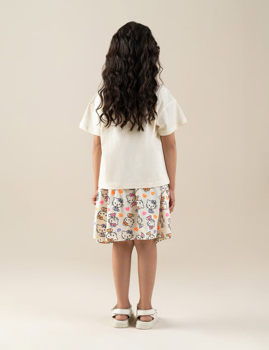 2 PIECE HELLO KITTY GRAPHIC SUIT