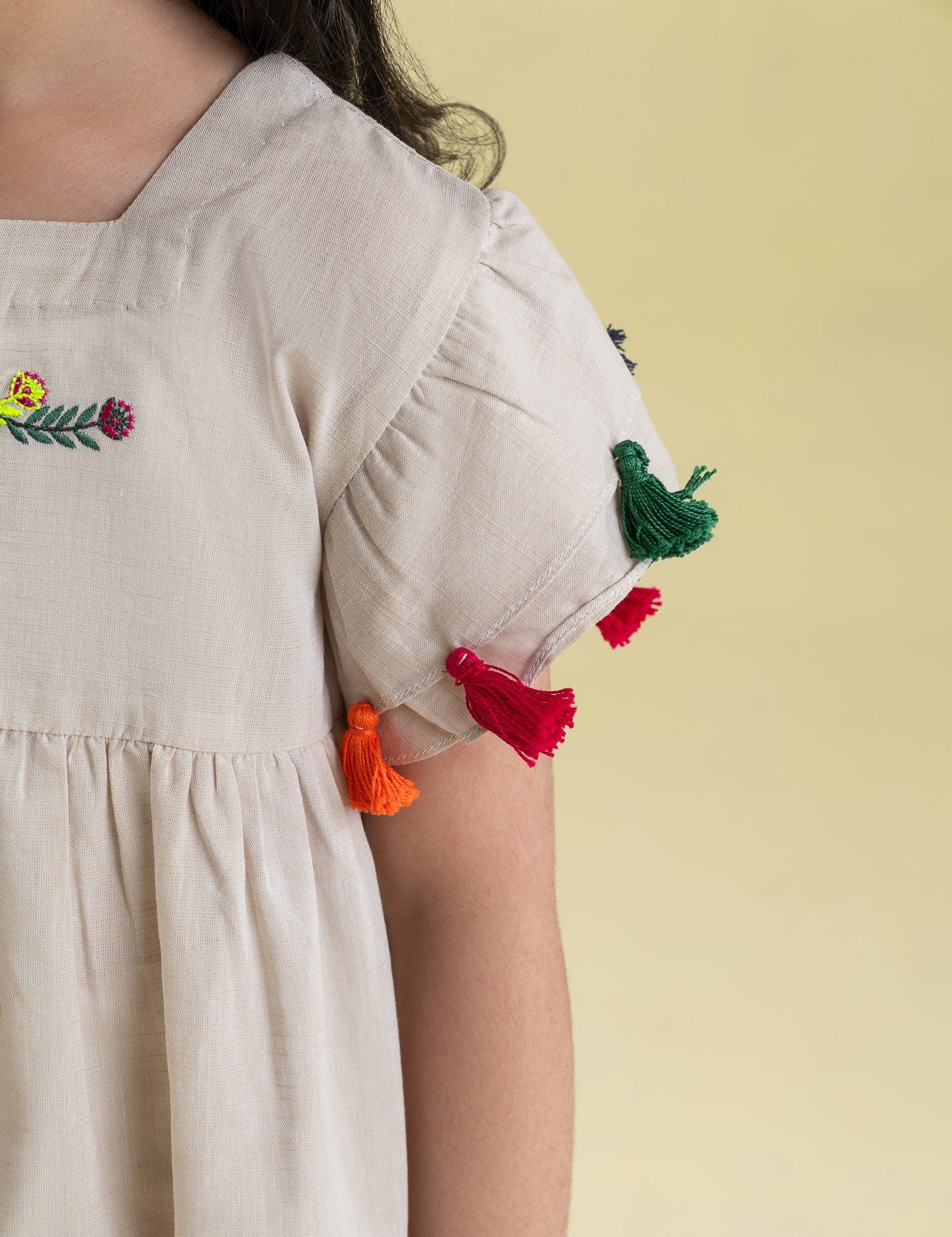 EMBROIDERED DRESS