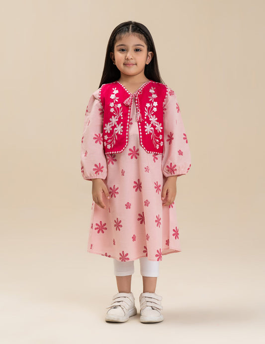 FLORAL EMBROIDERED DRESS