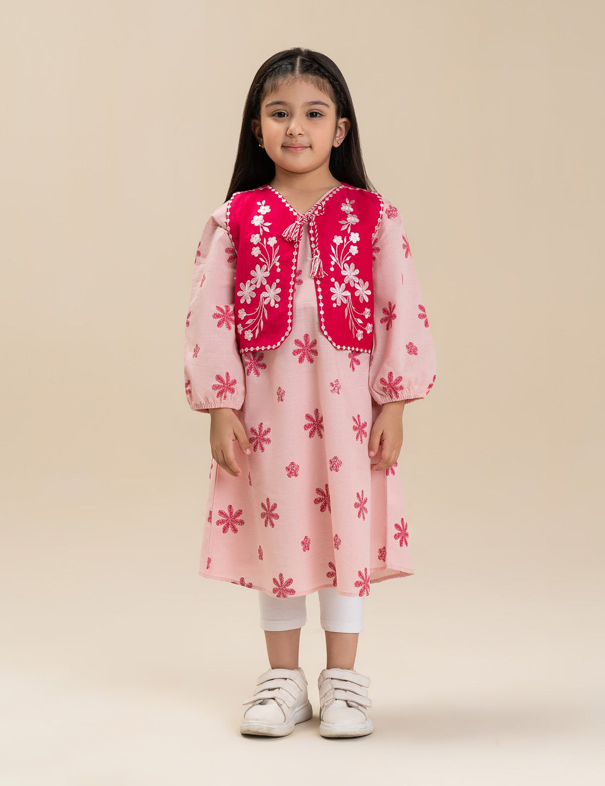 FLORAL EMBROIDERED DRESS