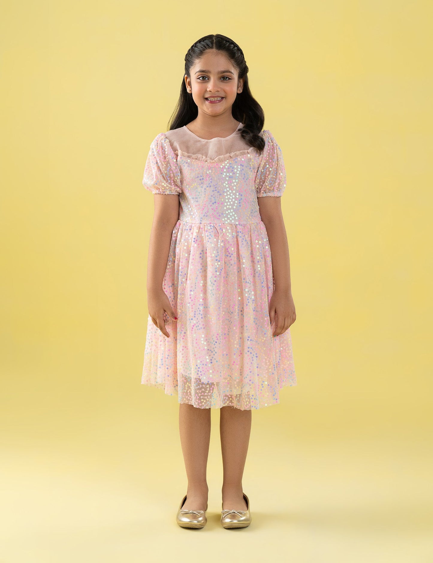 SEQUIN EMBELLISHED DRESS