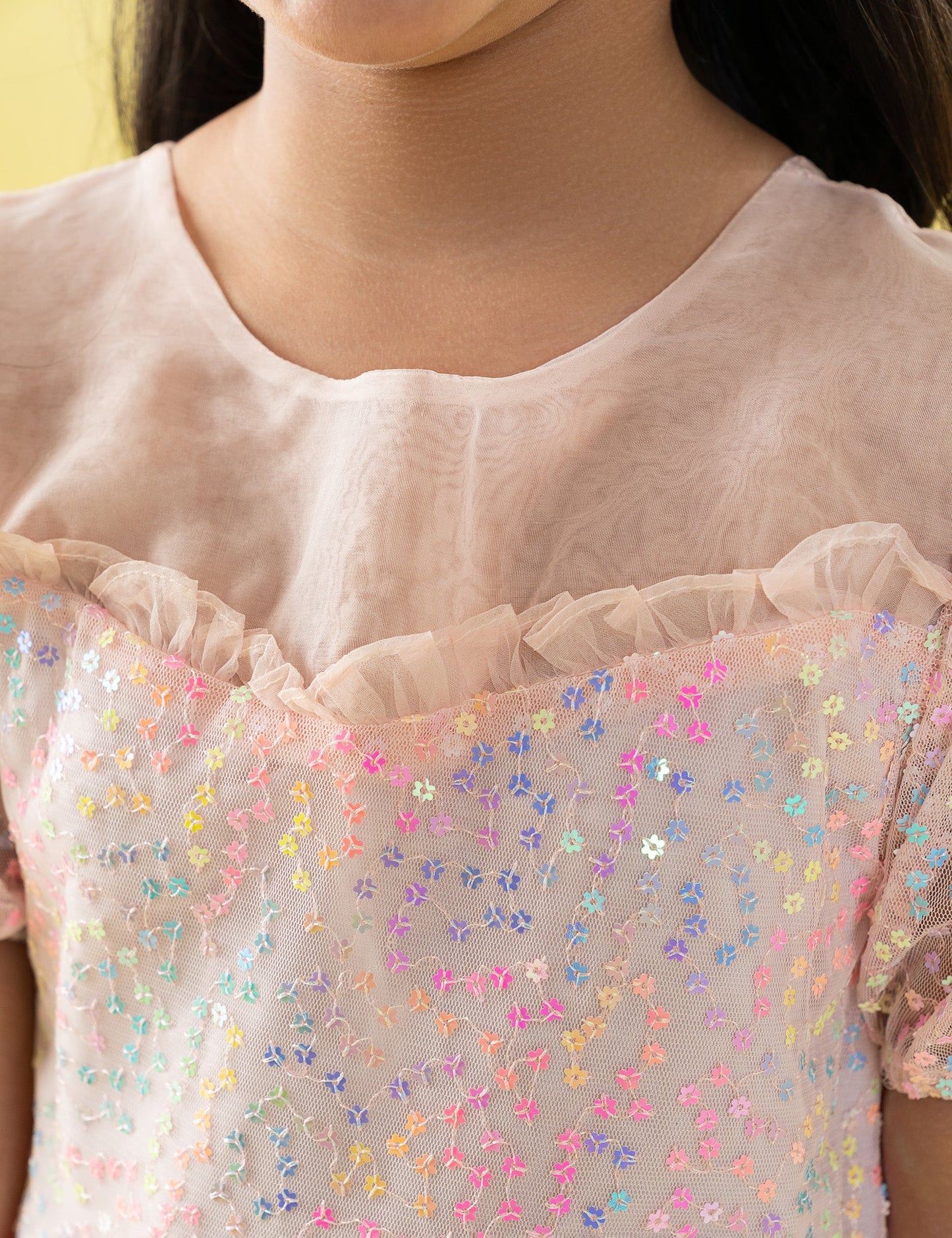 SEQUIN EMBELLISHED DRESS