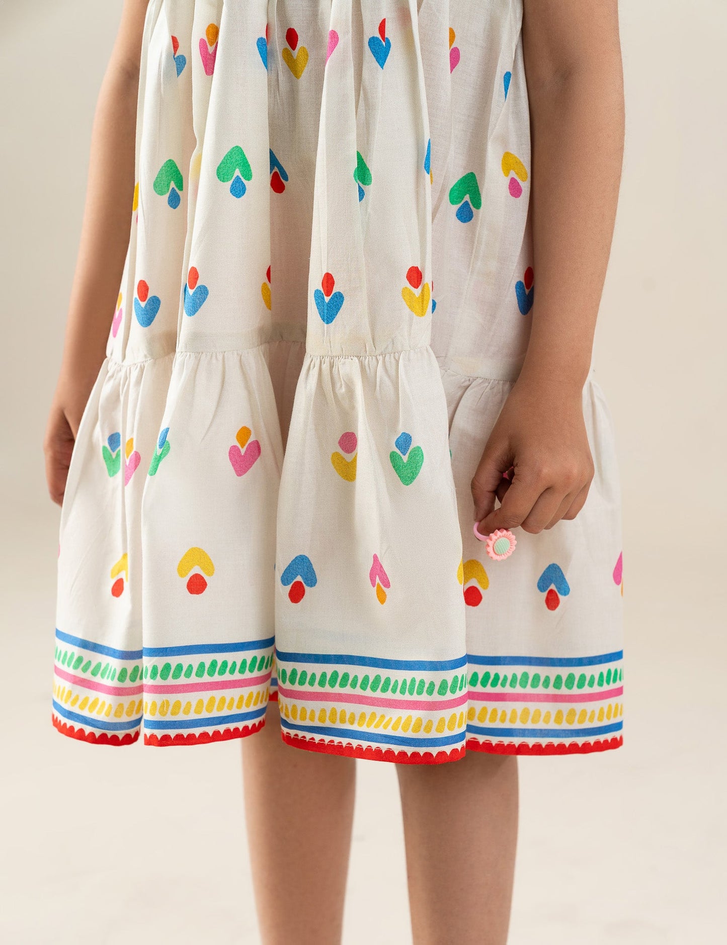 HEART PRINTED DRESS
