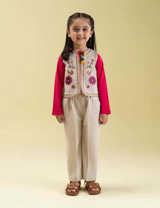 2 PIECE EMBROIDERED SUIT
