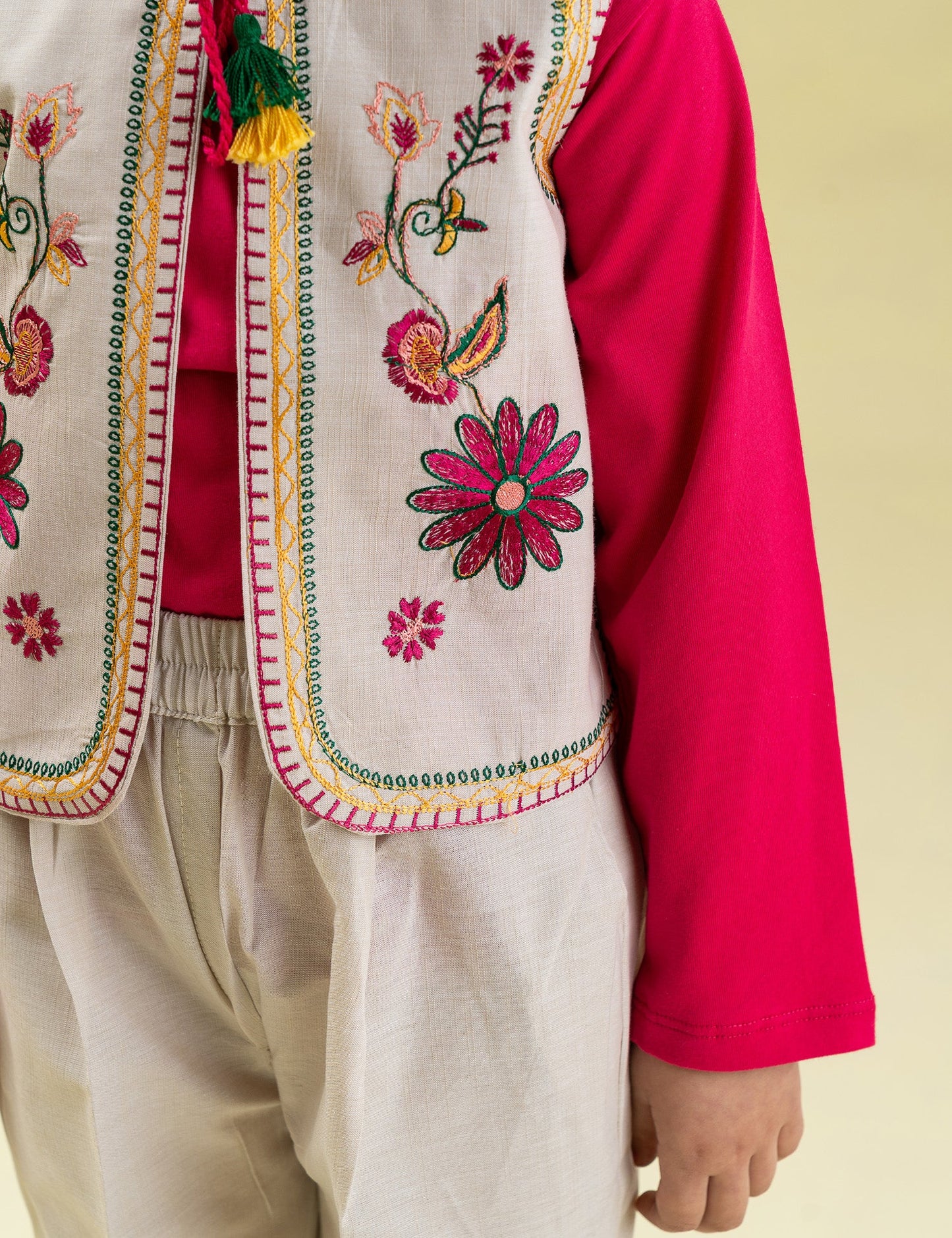 2 PIECE EMBROIDERED SUIT