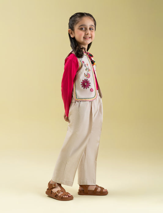 2 PIECE EMBROIDERED SUIT