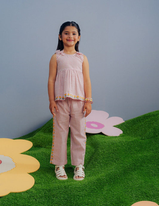 2 PIECE STRIPED SUIT