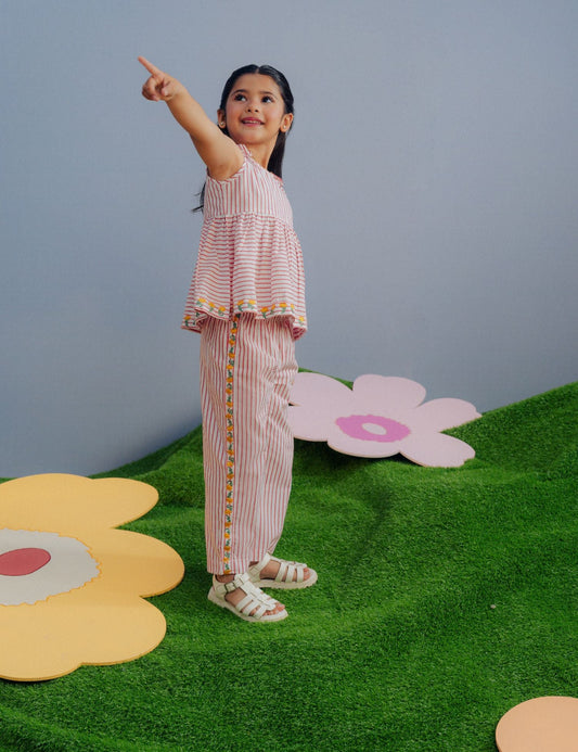 2 PIECE STRIPED SUIT