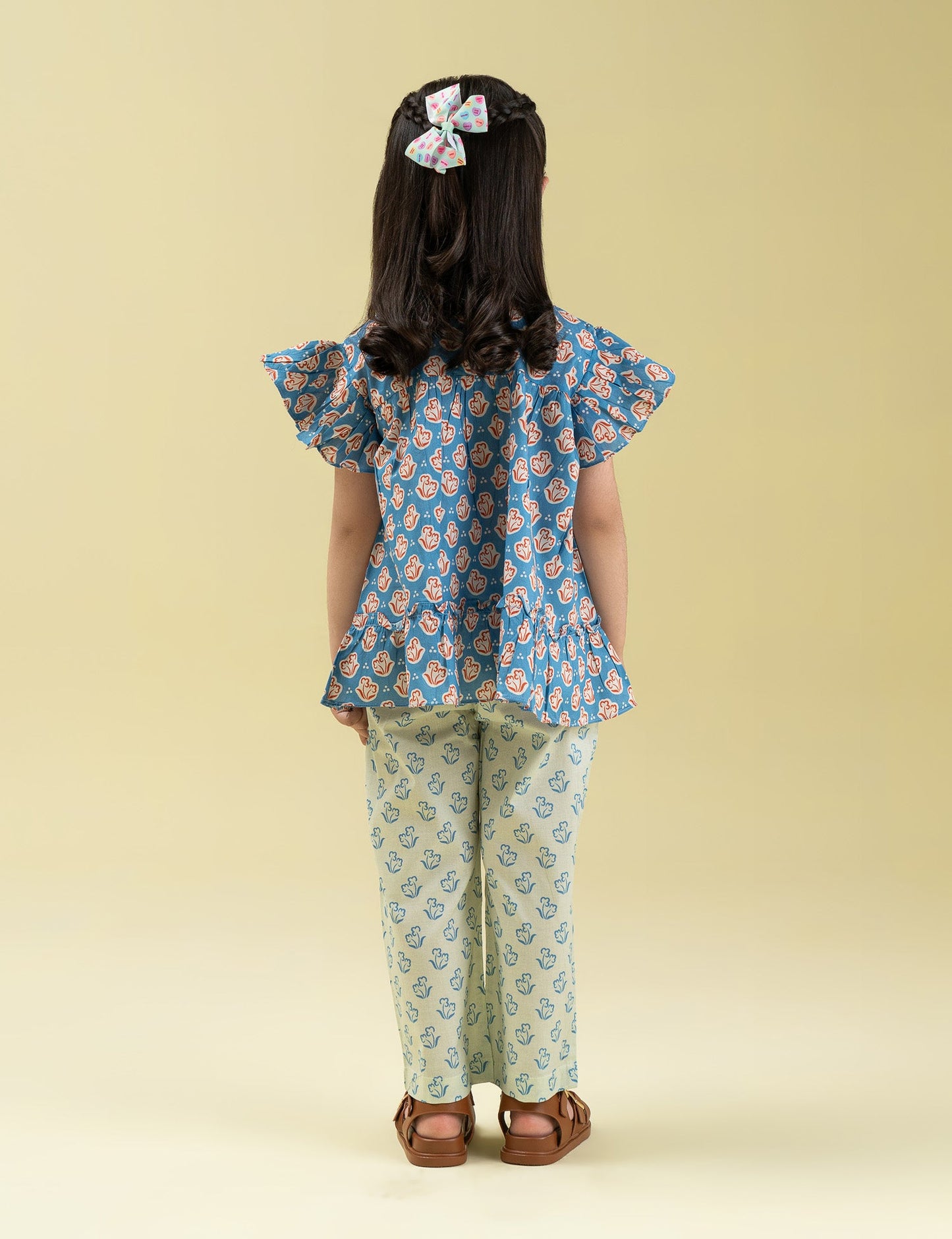 2 PIECE FLORAL PRINTED SUIT