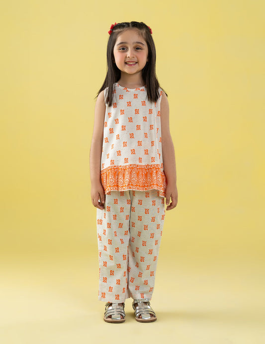 2 PIECE PRINTED SUIT