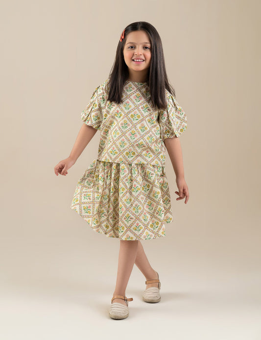2 PIECE PRINTED SUIT