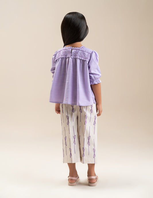 2 PIECE PRINTED EMBROIDERED SUIT