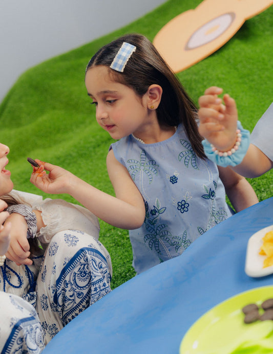 2 PIECE EMBROIDERED SUIT