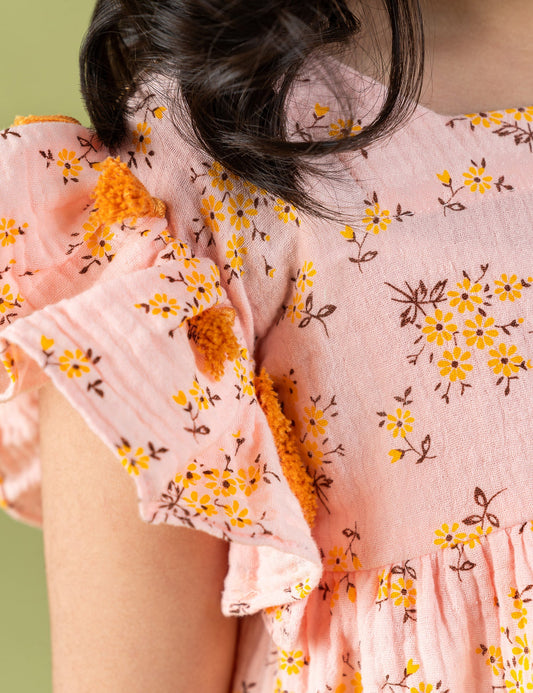 2 PIECE FLORAL PRINTED SUIT