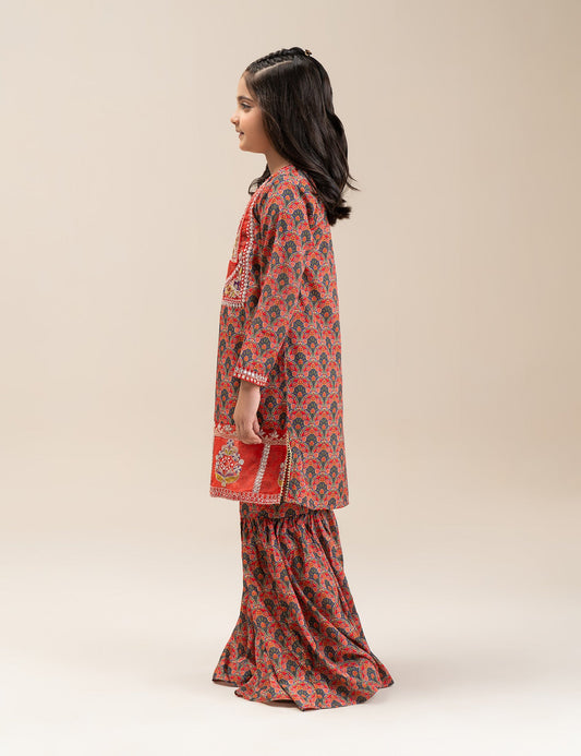 2 PIECE ETHNIC EMBROIDERED SUIT