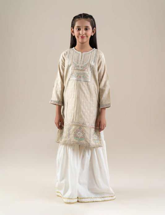 2 PIECE ETHNIC EMBROIDERED SUIT