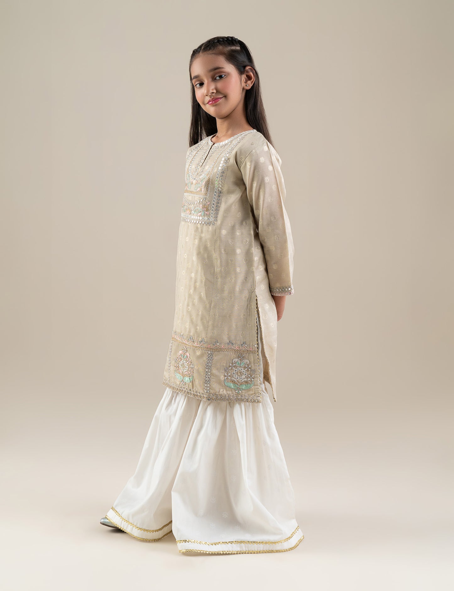 2 PIECE ETHNIC EMBROIDERED SUIT