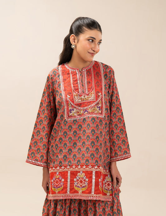 2 PIECE ETHNIC EMBROIDERED SUIT