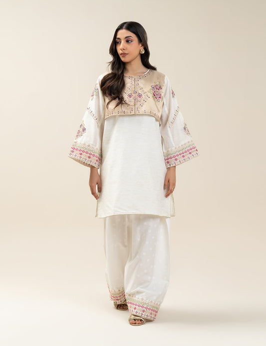 2 PIECE ETHNIC EMBROIDERED SUIT