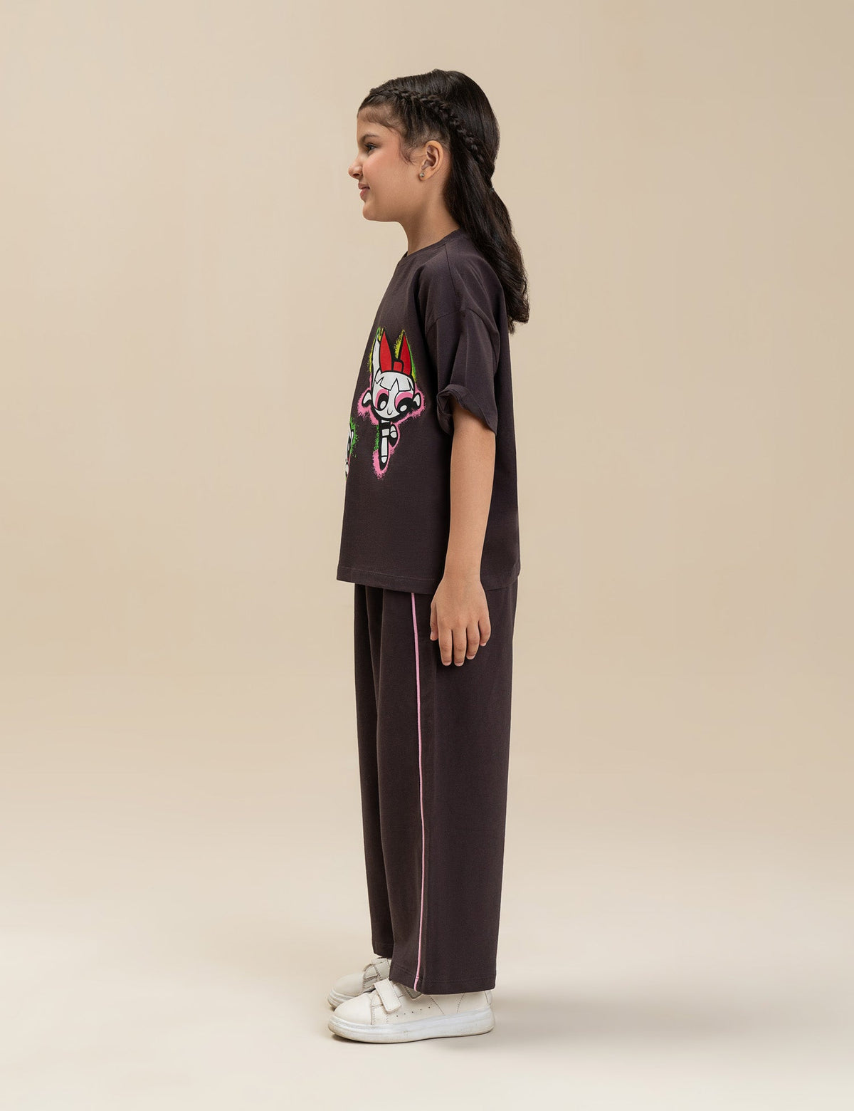 2 PIECE POWERPUFF GIRLS GRAPHIC SUIT