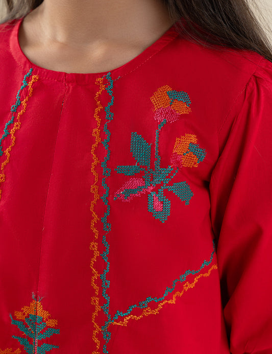 2 PIECE EMBROIDERED SUIT