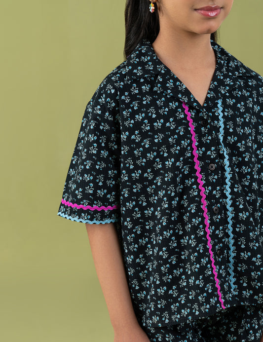 2 PIECE FLORAL PRINTED SUIT