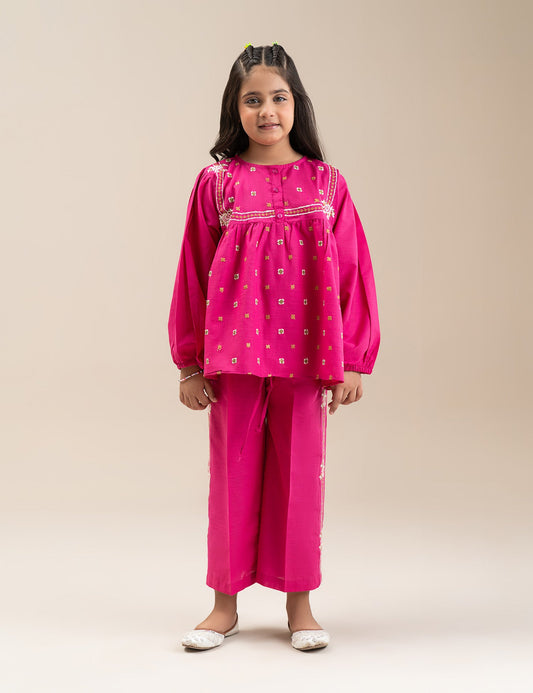 2 PIECE EMBROIDERED SUIT