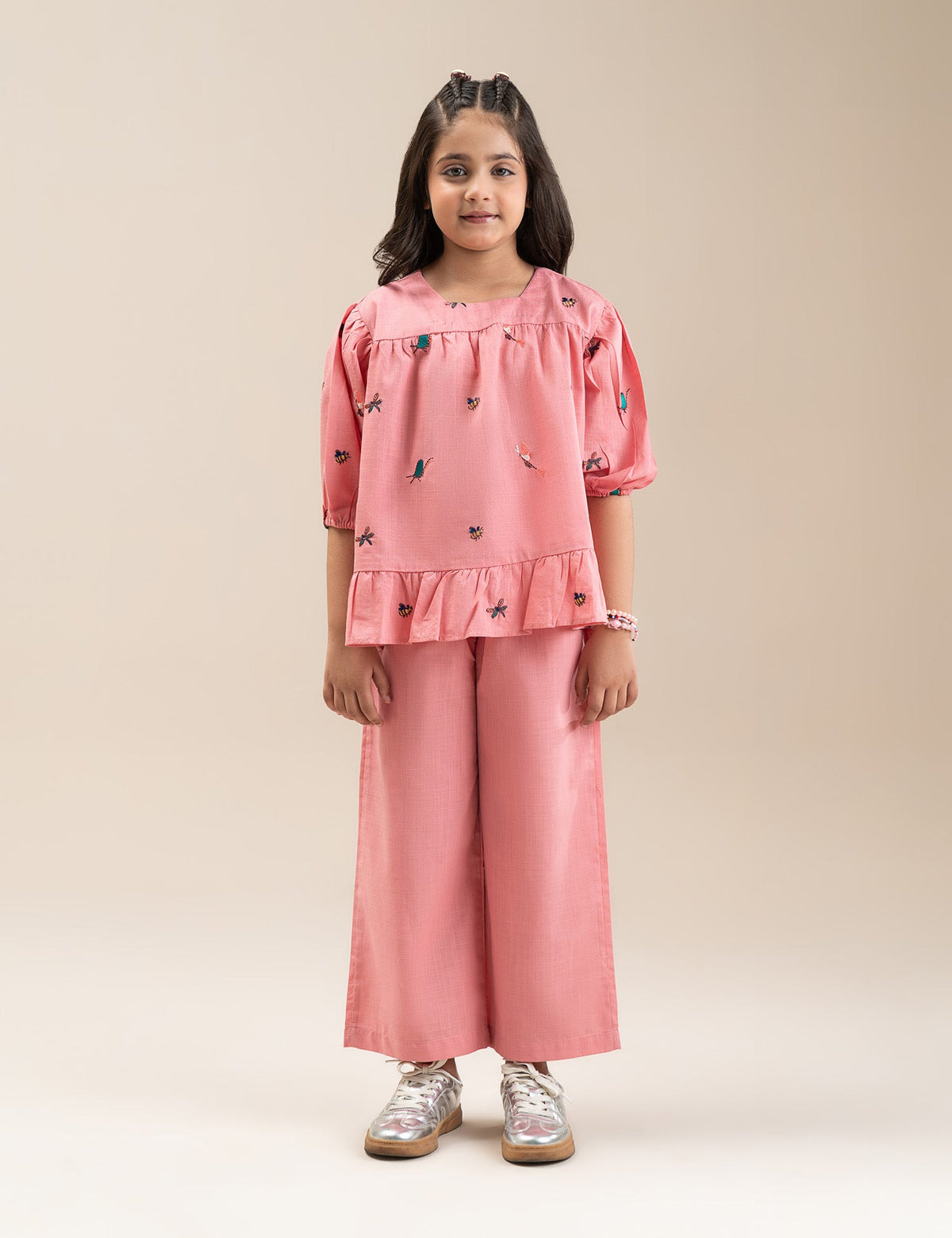 2 PIECE EMBROIDERED SUIT