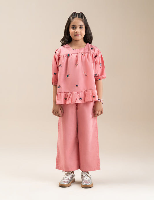 2 PIECE EMBROIDERED SUIT