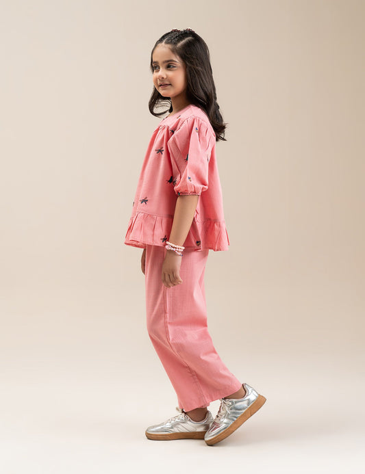 2 PIECE EMBROIDERED SUIT