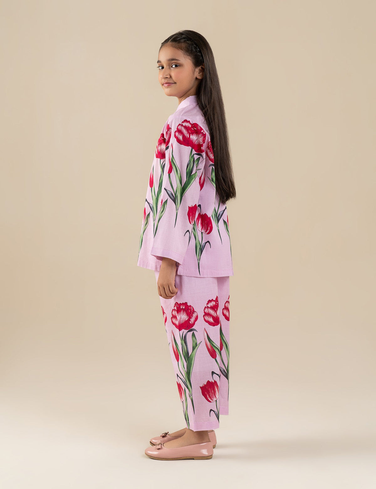 2 PIECE FLORAL PRINTED SUIT