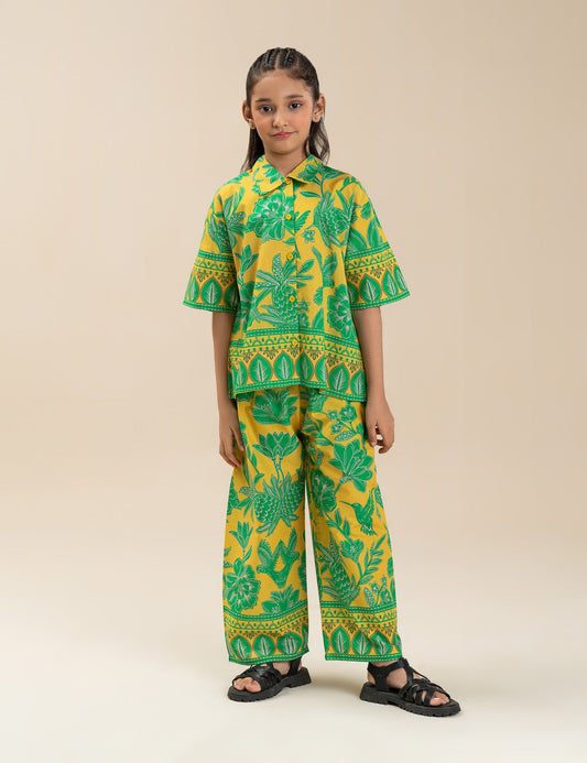 2 PIECE TROPICAL PRINTED SUIT