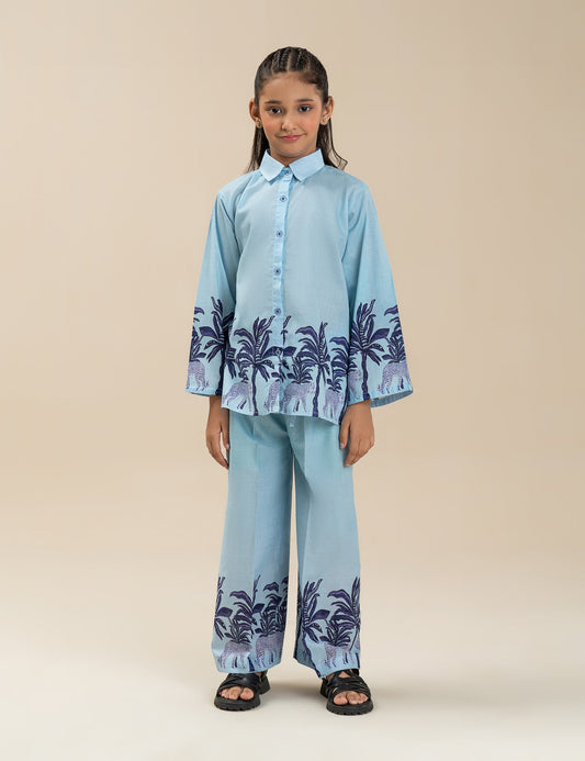 2 PIECE TROPICAL PRINTED SUIT
