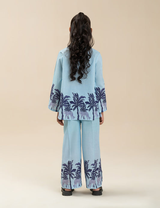 2 PIECE TROPICAL PRINTED SUIT