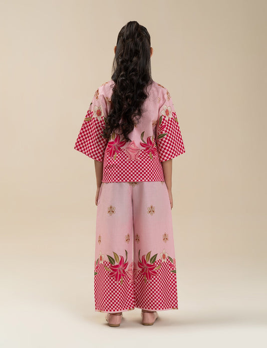 2 PIECE FLORAL PRINTED SUIT