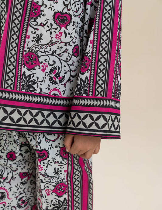 2 PIECE PRINTED SUIT