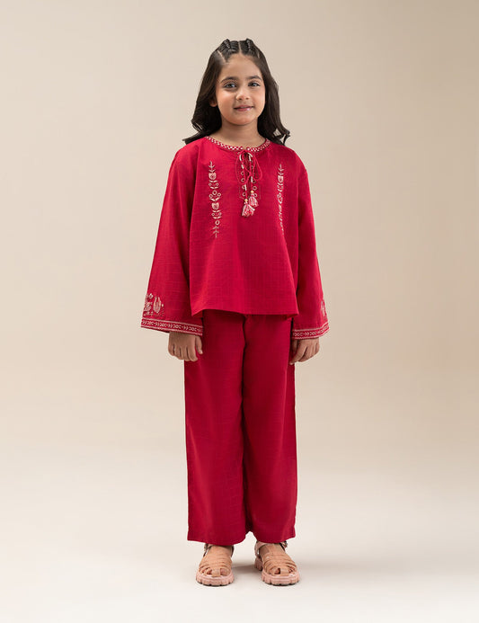 2 PIECE EMBROIDERED SUIT
